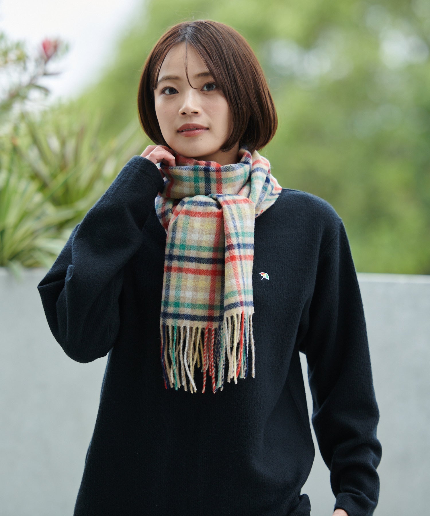 パーマーチェックレギュラーマフラー（マフラー/ユニセックス