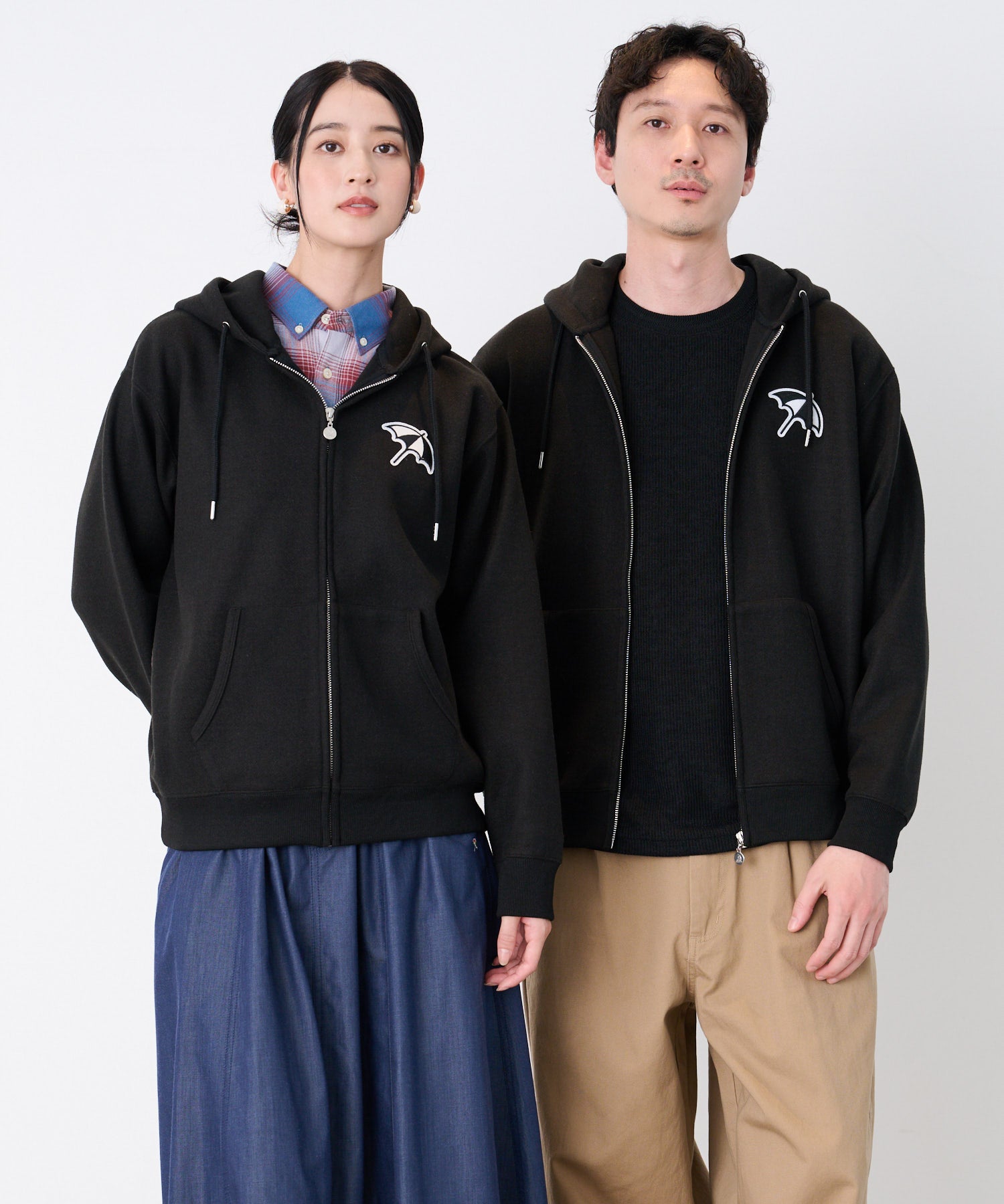 ウールライクメルトン シェア フルジップパーカー（パーカー/ユニ