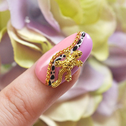 トカゲ ネイルパーツ メタルパーツ ネイルアート ネイルジュエリー