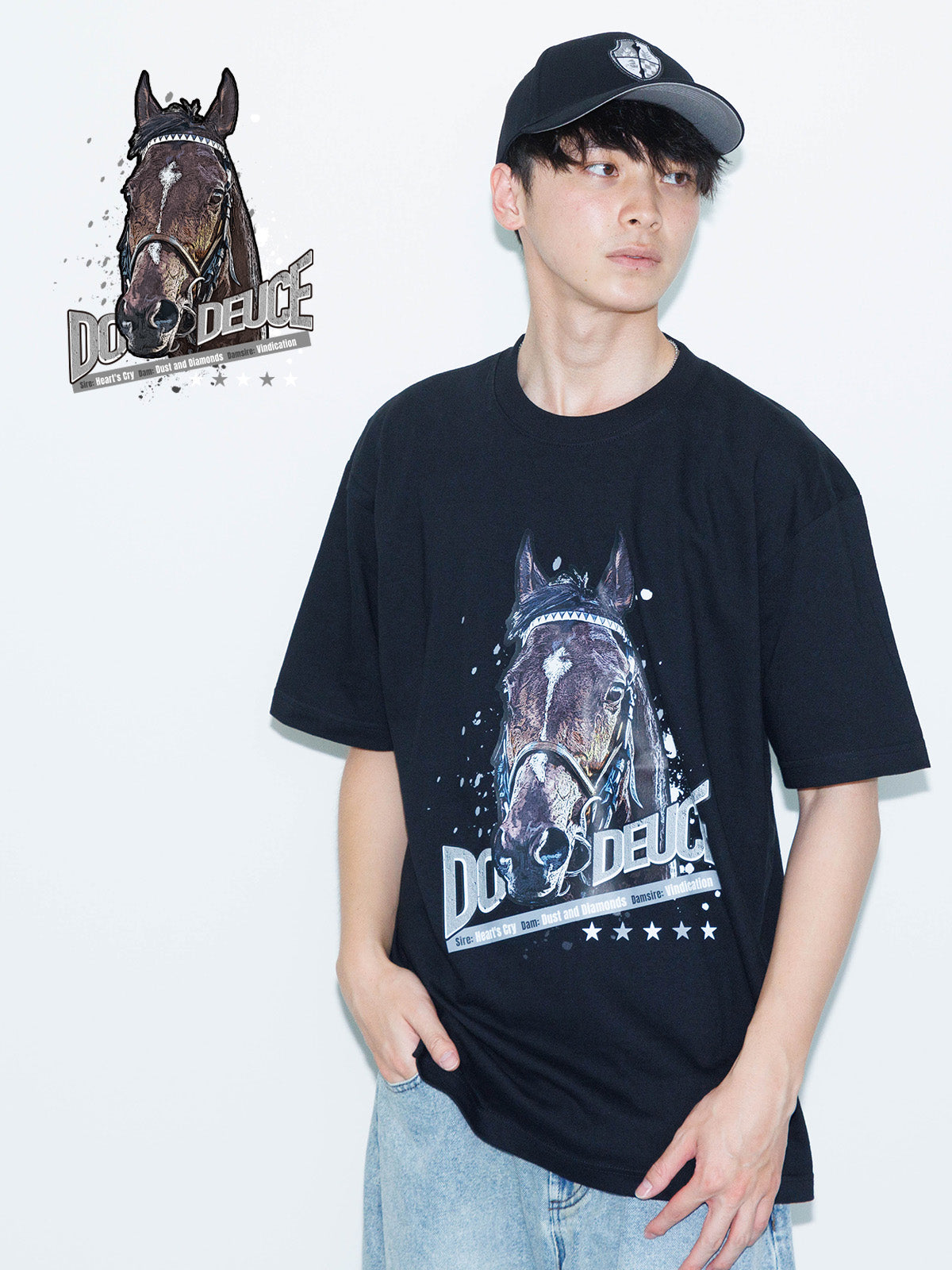 ドウデュース・ポートレートTシャツ｜netkeiba