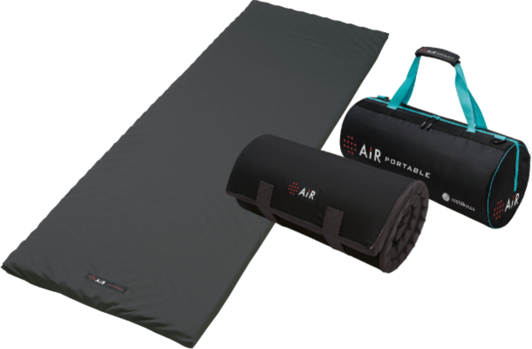 エアーポータブル］モバイルマットスリム 3.5×60×180cm マルチ 表地