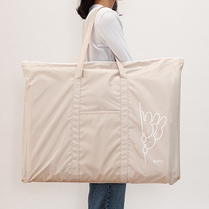 ミッフィー ベビーコンパクトベッド 90×60×47cm ベージュ 本体 生地