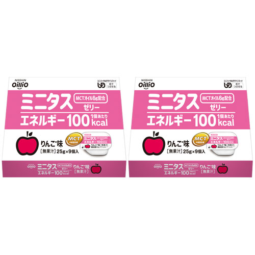 定期購入】ミニタス エネルギーゼリー りんご味×2セット｜ 日清