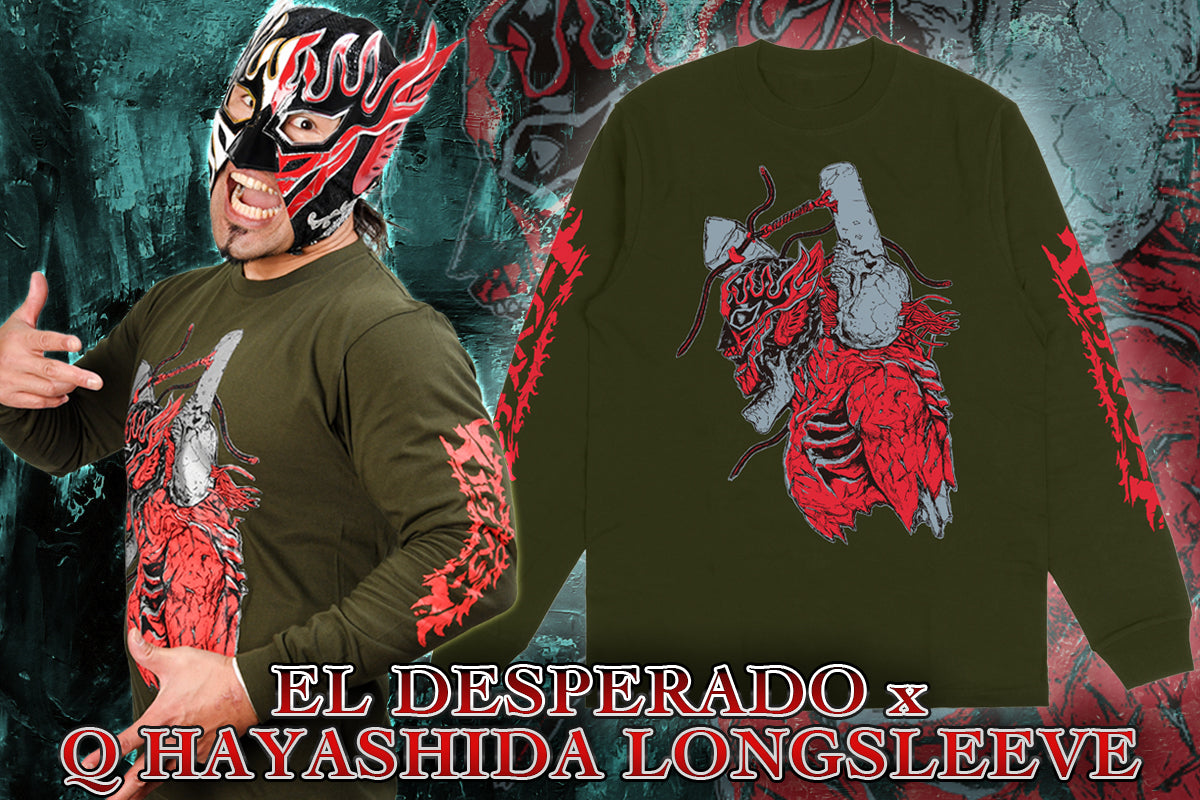 エル・デスペラード × 林田球 コラボロングスリーブ（ディープグリーン）