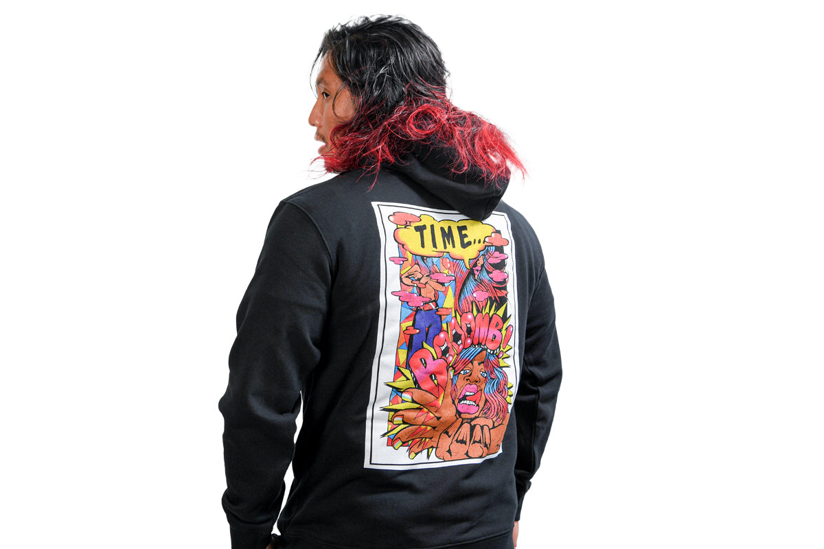 高橋ヒロム×Racquer freaks/SHAKU プルオーバーパーカー