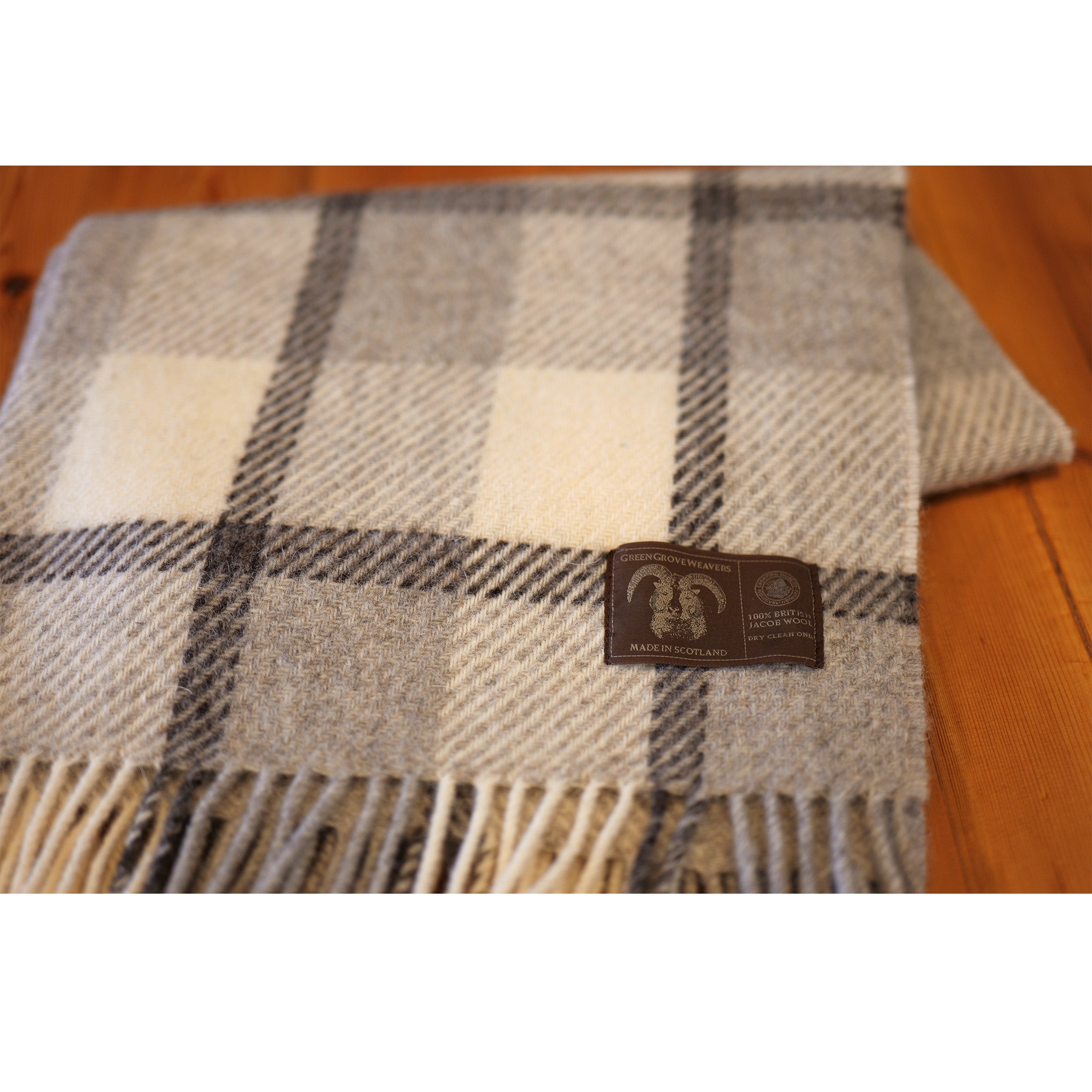 英国羊毛公社公認 最高級ウール ジェイコブ ウール ひざ掛け