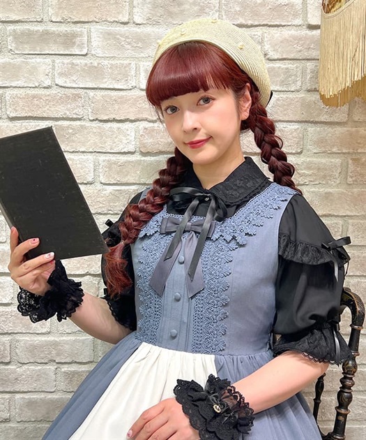 レース襟リボン付ブラウス | axes femme online shop