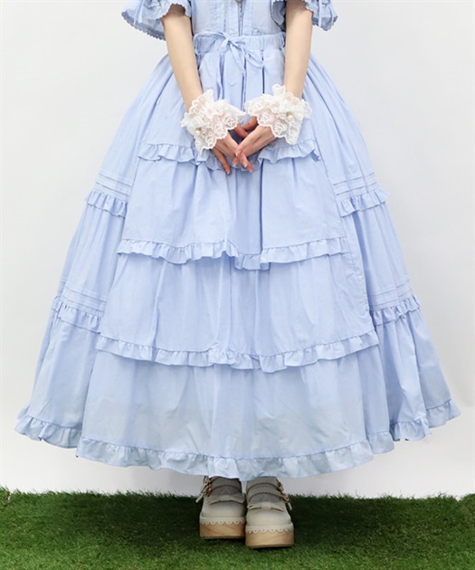 クラシックコットンスカート | Chalmiere | axes femme onlineshop