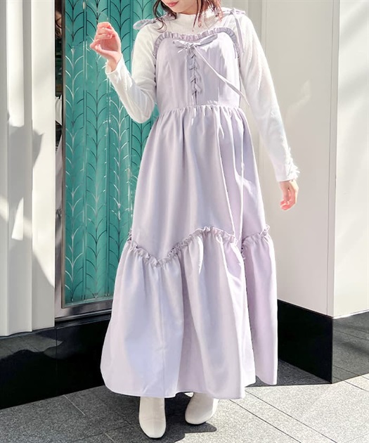 レースアップキャミワンピ | axes femme online shop -outlet-