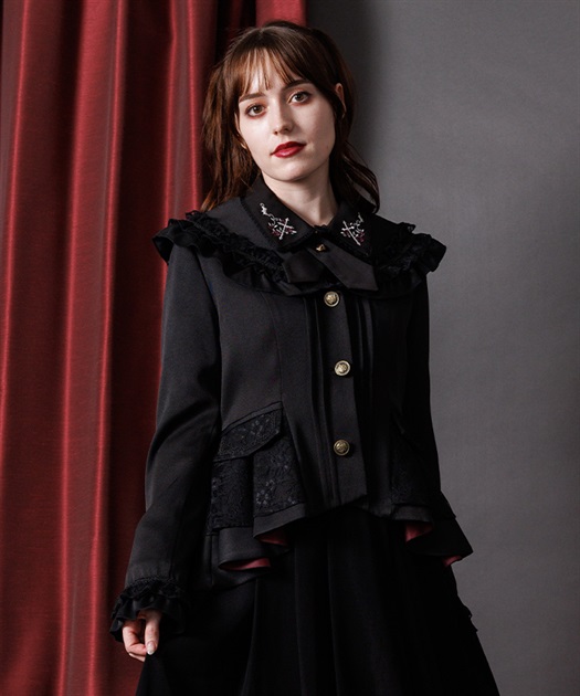 フィッシュテールレースジャケット | axes femme | axes femme online shop