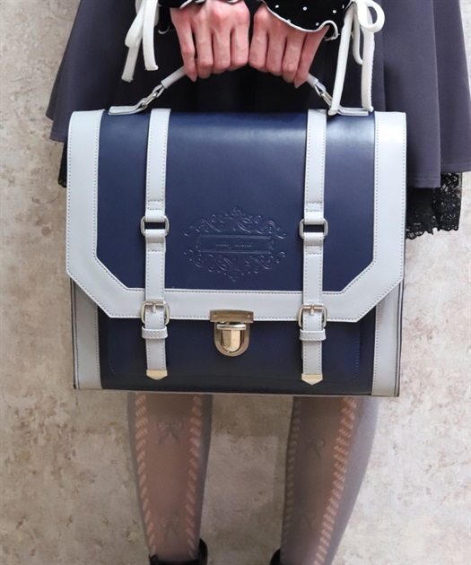 ベルトデザイン配色サッチェル | axes femme online shop