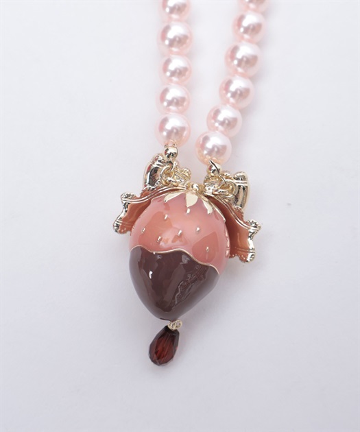 ストロベリーフォンデュネックレス | POETIQUE | axes femme online shop