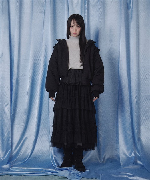 ボリュームフリルショートジャケット【期間限定価格】【2BUY10%OFF対象