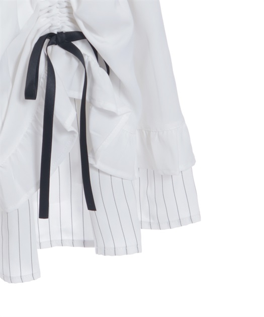 ストライプフリルスカート | Chalmiere | axes femme onlineshop