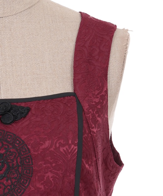 牡丹刺繍チャイナジャンスカ | kawaii | axes femme online shop