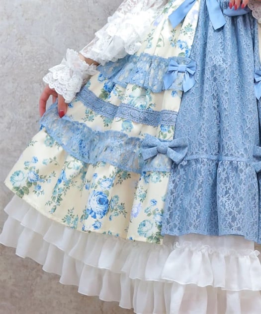 アンティークローズ柄ジャンパースカート | 大人衣料 | axes femme