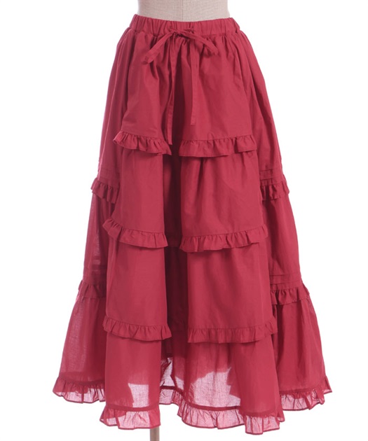 クラシックコットンスカート | Chalmiere | axes femme onlineshop