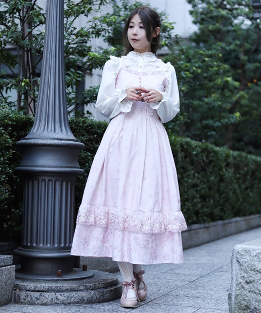 桜レース×桜柄キャミワンピース | axes femme online shop