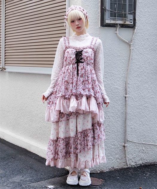 花柄レースチュニック | axes femme | axes femme online shop