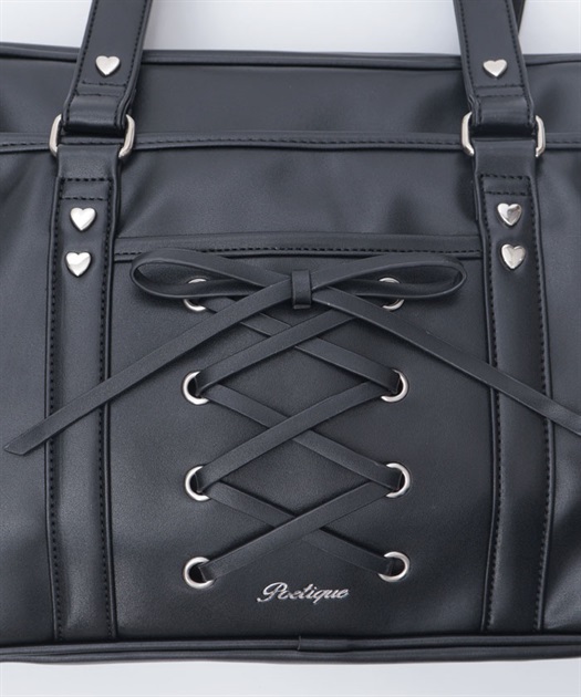 レースアップボストンバッグ | axes femme online shop