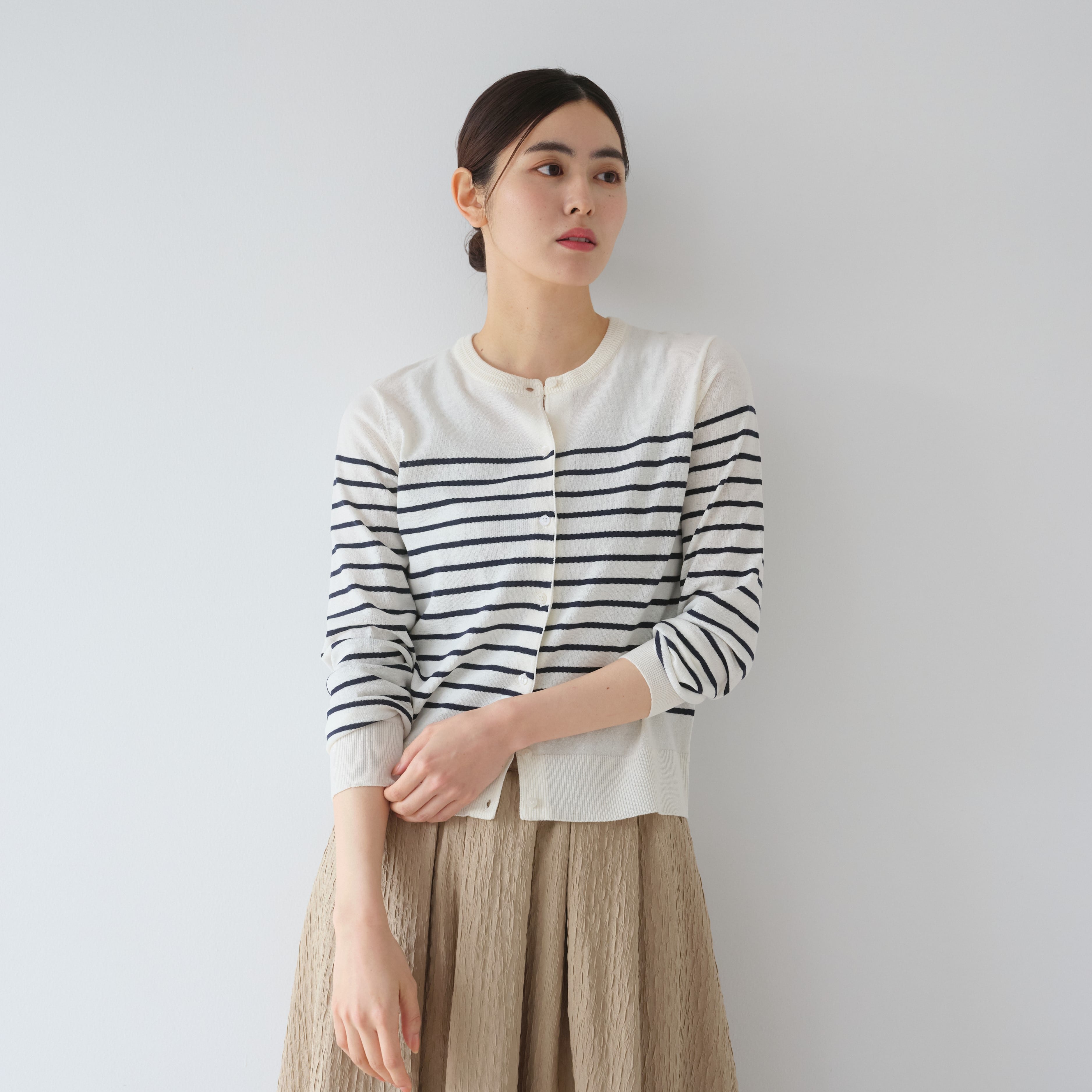 洗える】UVニットカーディガン MVS加工 | アフタヌーンティー公式通販