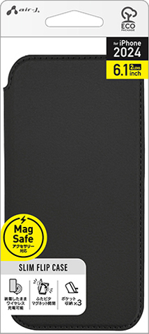 iPhone16用 MagSafe充電対応 手帳型スリムケース | 株式会社エアー