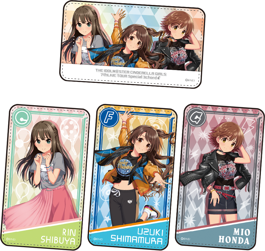 アイドルマスターシンデレラガールズ 7thLIVE メモリアルグッズ