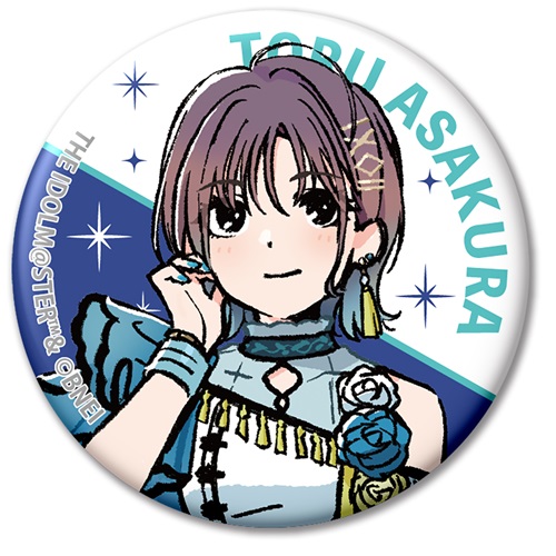 アイドルマスター シャイニーカラーズ 缶バッジ 浅倉 透 Illustration