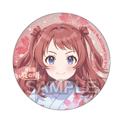 学園アイドルマスター×庭の湯 トレーディング グリッター缶バッジ（等身）