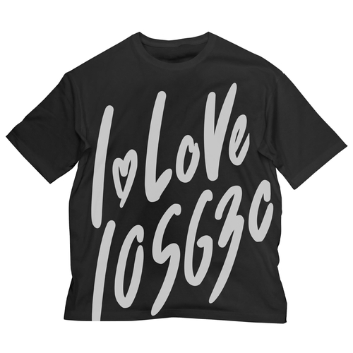 I LOVE 105630 ビッグシルエットTシャツ/XL
