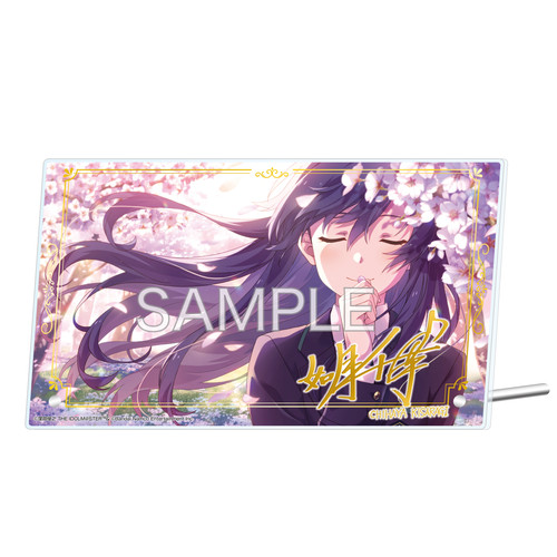 アイドルマスター 「花桜に惹かれて 如月 千早」アクリルパネル A