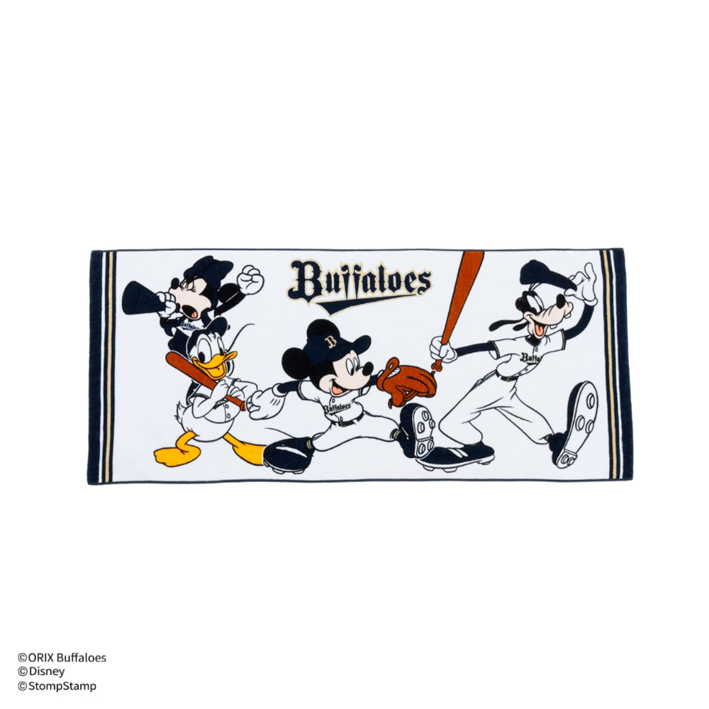Mickey&Friends design Baseball Collection」フェイスタオル