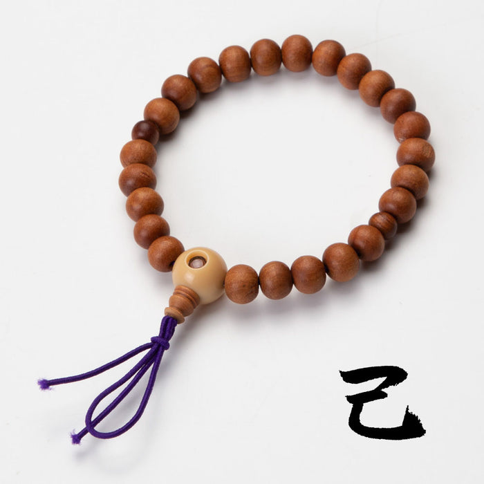 腕輪 十二支腕輪念珠 白檀 — 仏壇・仏具専門店 ぶつえいどう