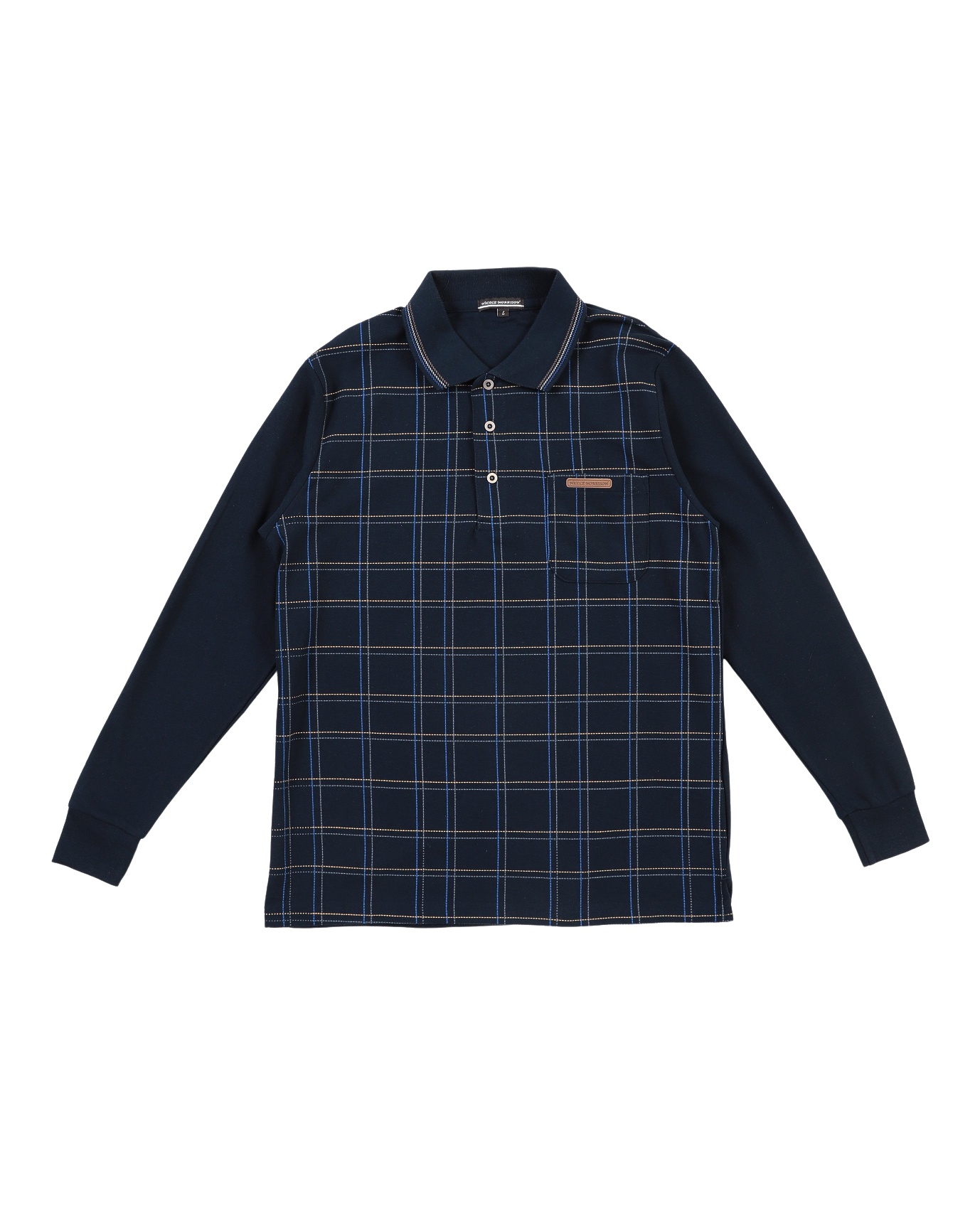 SALE40%OFF／【NICOLE MORRISON】鹿の子チェック柄ポロシャツ