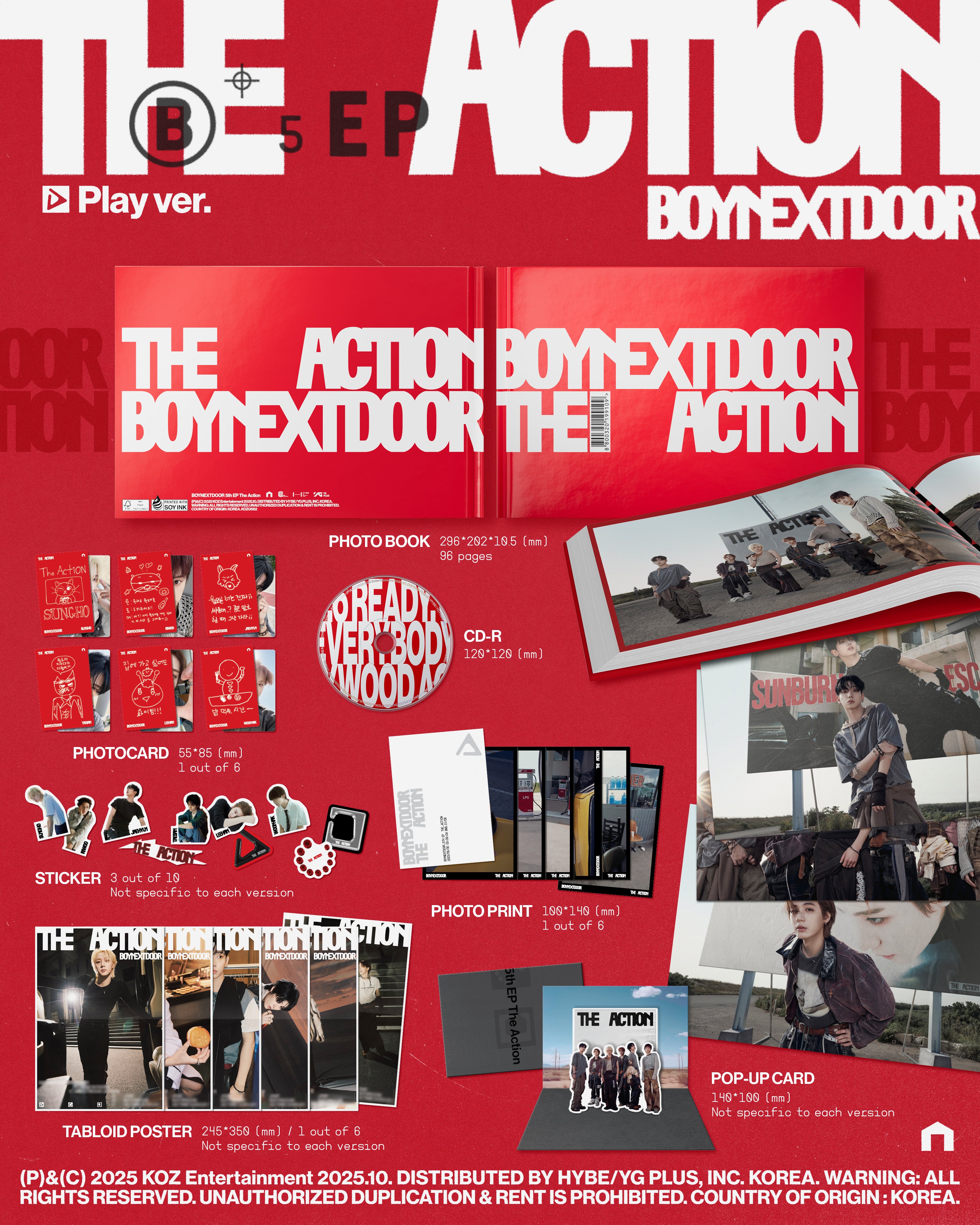The Action (Play ver.) - BOYNEXTDOOR OFFICIAL STORE
