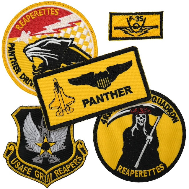 Military Patch（ミリタリーパッチ）493rd FIGHTER SQUADRON 5枚セット