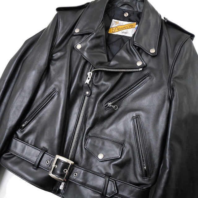 Schott（ショット）#618 ダブルライダース ジャケット [BLACK