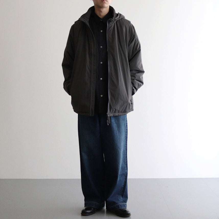 DETACHABLE MILYTARY BLOUSON #CHARCOAL [YK24FW0767B] – ciacura