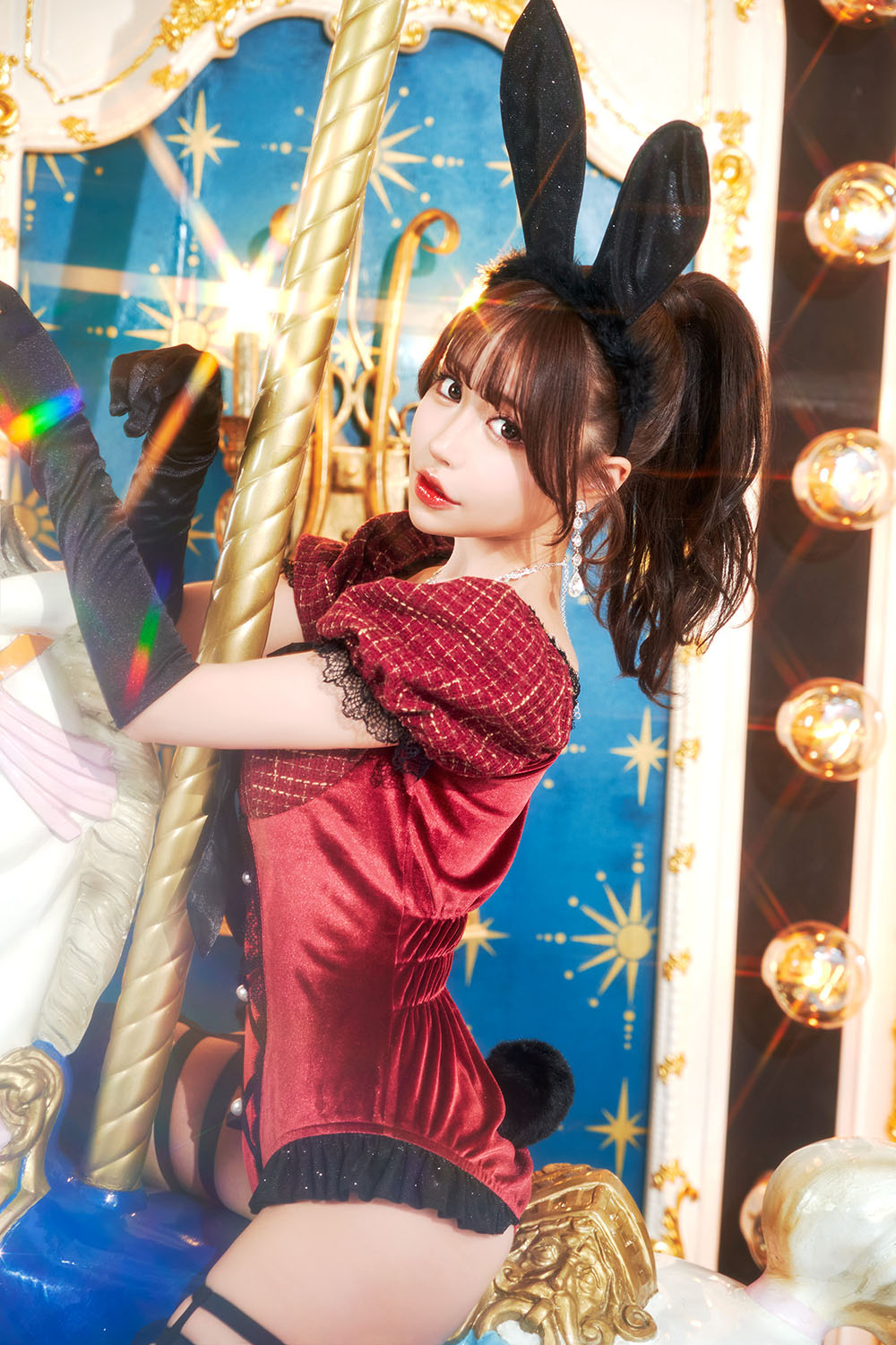 コスプレ ハロウィン バニーガール リュクステラ ルージュバニー