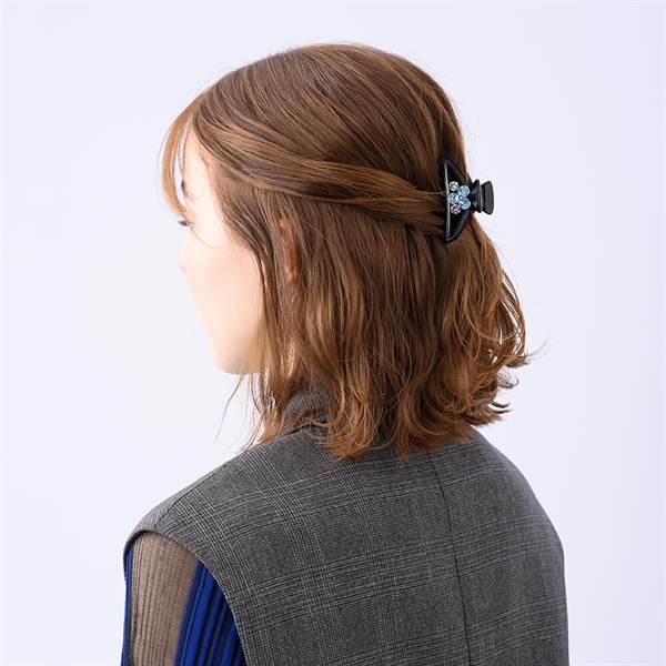 販路限定】リトルブーケ バンスクリップ S(クリスタルミックス