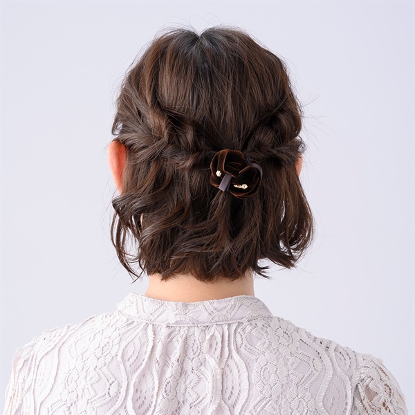 レディブレードベルベット デザートクリップ 中(ブラウン) | デザート