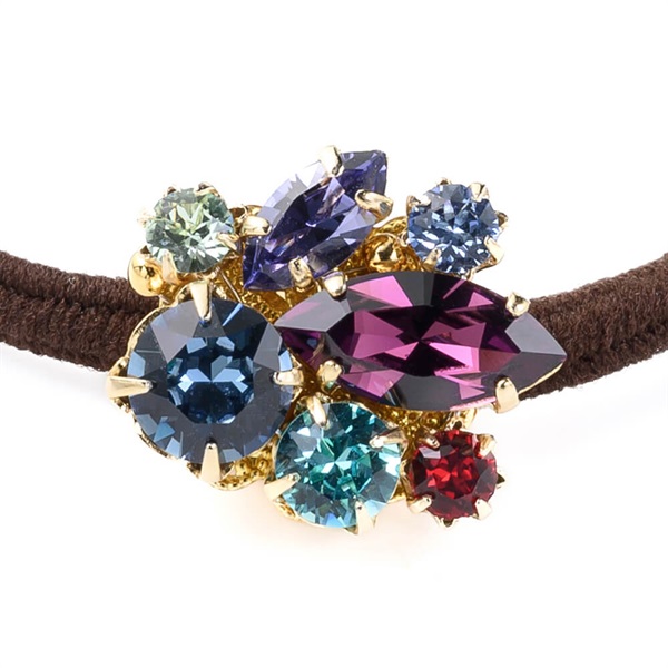 販路限定】クリスタルビジュー ポニー(マルチカラー) | ポニー