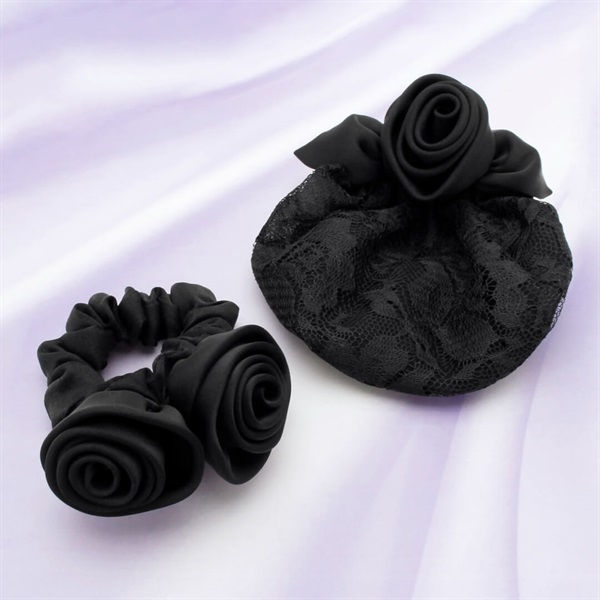 販路限定】フルールノワール シュシュ(ブラック) | シュシュ | COMPLEX