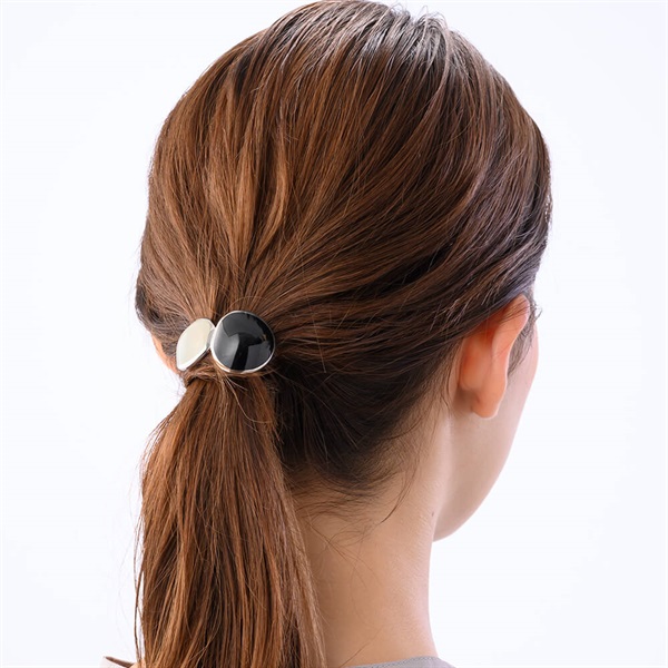 LUCAS JACK ツートーンポニーフック(ブラック) | ポニーフック