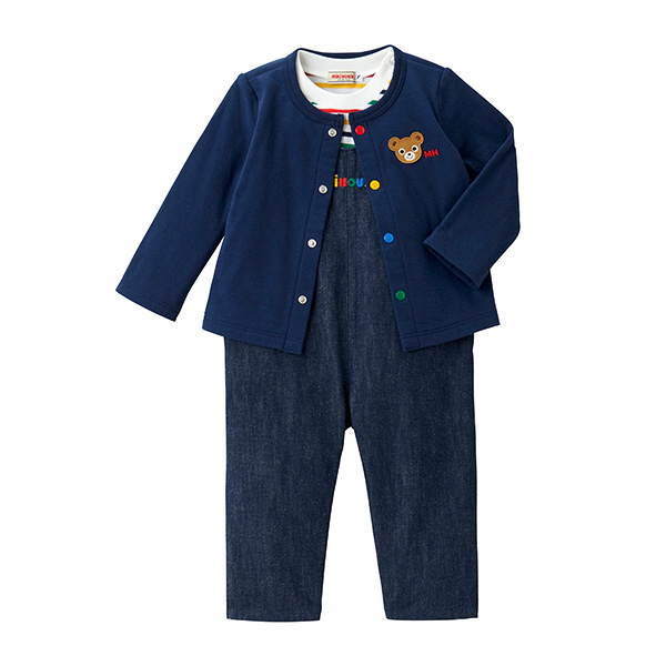 ミキハウス〉オーバーオールセット（BOX付き）｜近鉄百貨店ネットショップ