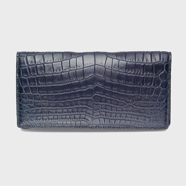 芝翫香〉クロコダイル長財布【無双】/ネイビー｜近鉄百貨店ネットショップ