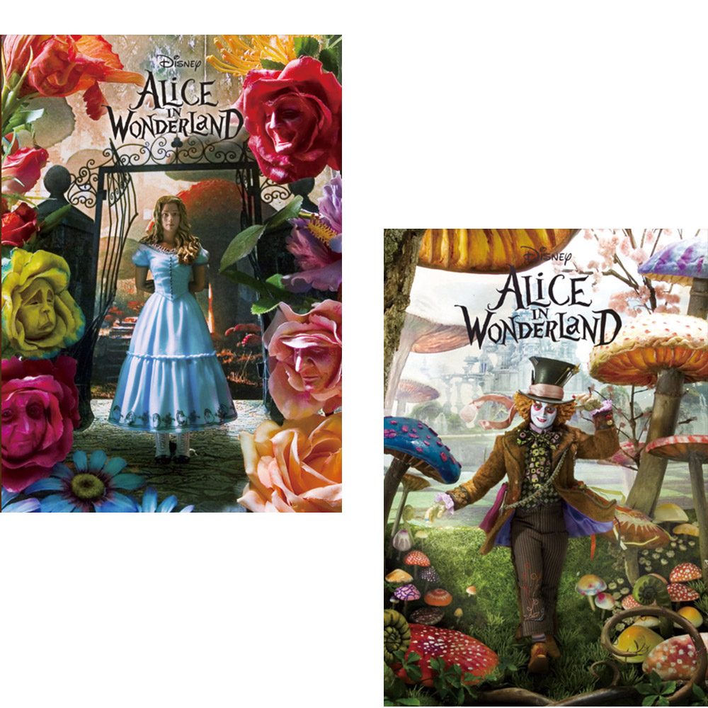 送料無料】3Dポストカード アリス・イン・ワンダーランド 第1弾・第2弾