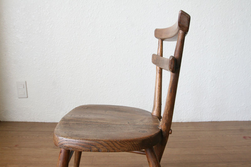 アーコールErcolスクールチェア イエロードット｜アンティーク家具