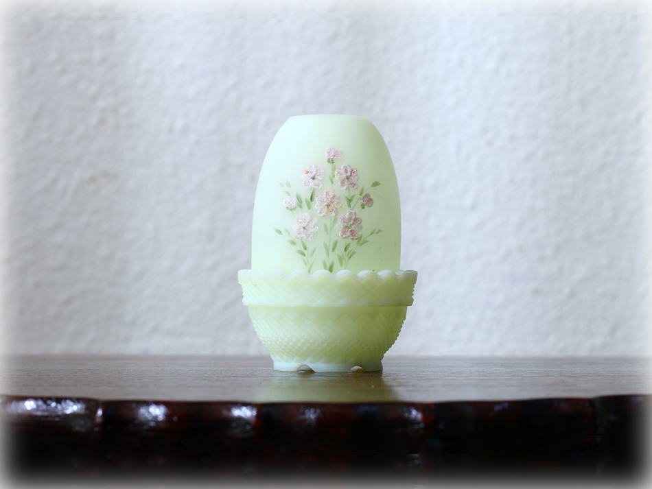 Fentonフェントン ヴァセリンガラス フェアリーランプ｜アンティーク