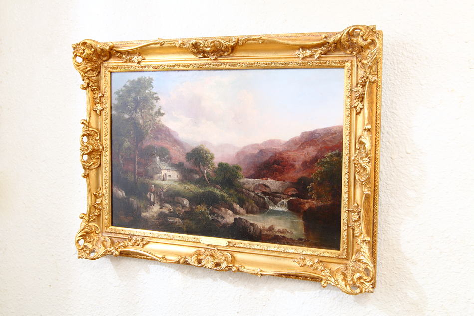 Near Loch Tay / Oil Painting｜アンティーク家具・照明の専門店